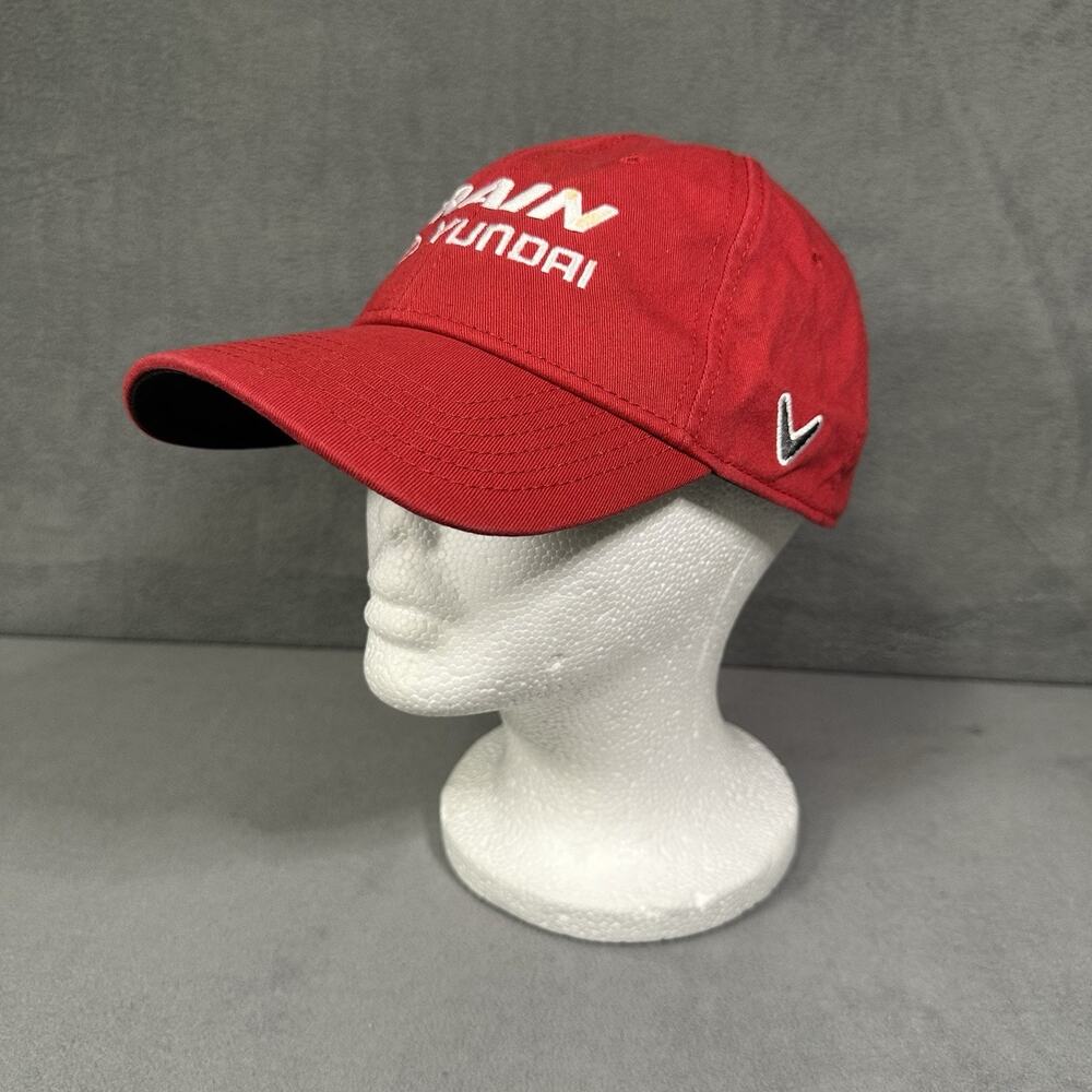 Callaway Cran Hyundai Red Golf Hat Adjustable Embroidered Baseball Cap OSFM